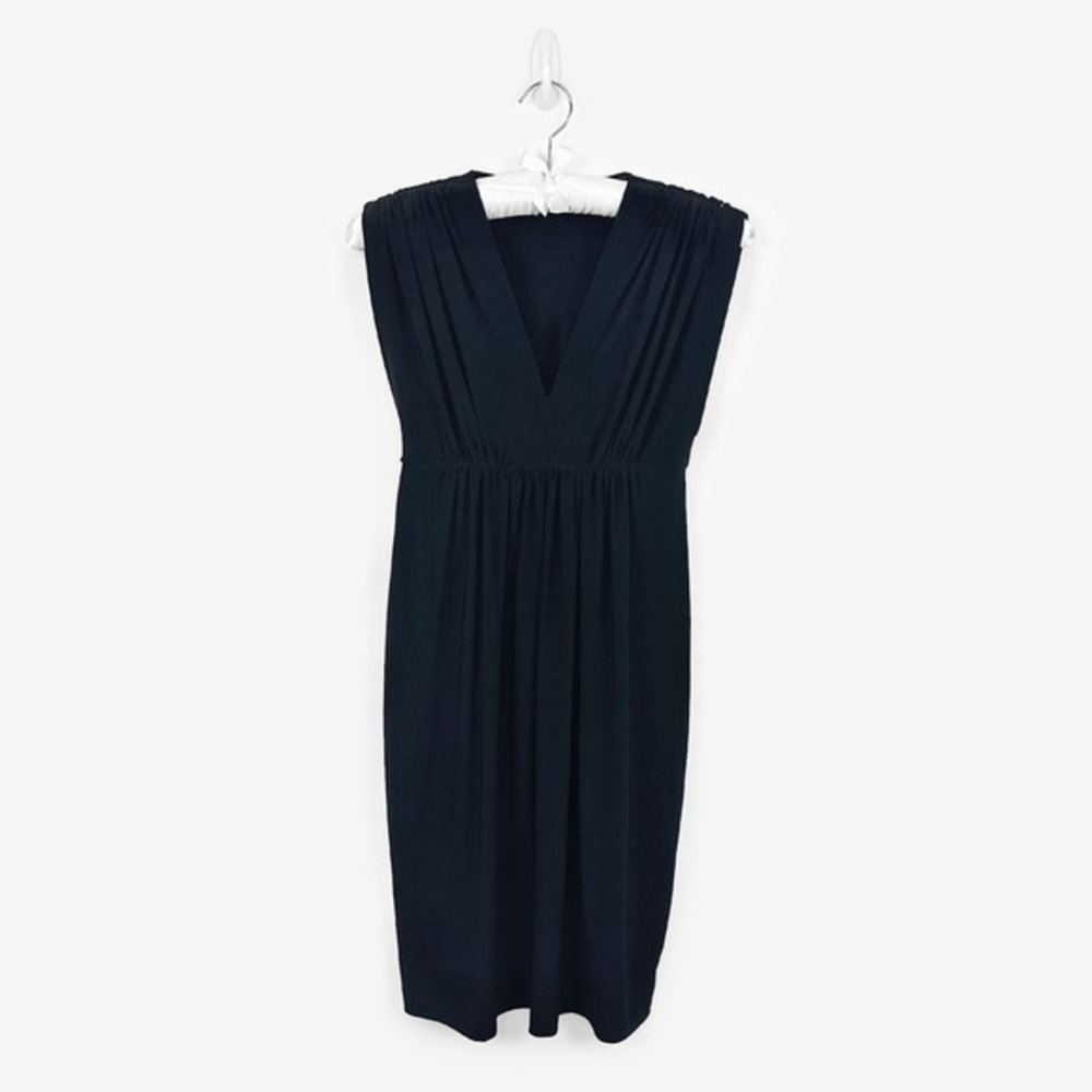 Norma Kamali Sleeveless Mini Dress Size M Black Stretchy‎ Cocktail Evening Glam